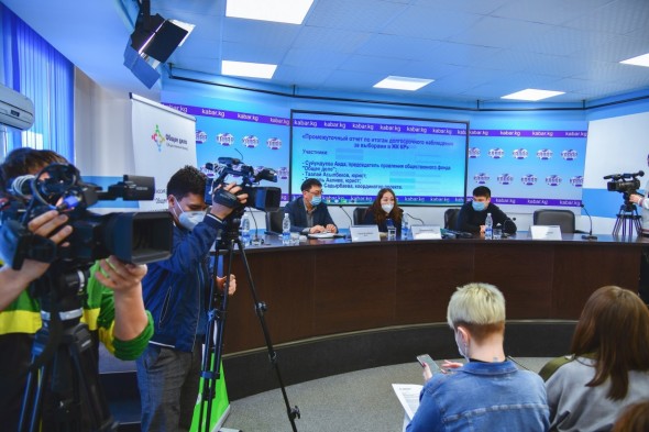 Briefing at the Kabar news agency. Presentation of the first “Preliminary report on the results of long-term observation of the elections of deputies to the Jogorku Kenesh. The observation period is from August 24 to September 25, 2020".